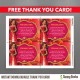 Elena of Avalor 5x7 in. Birthday Party Invitation and FREE editable Thank you Card